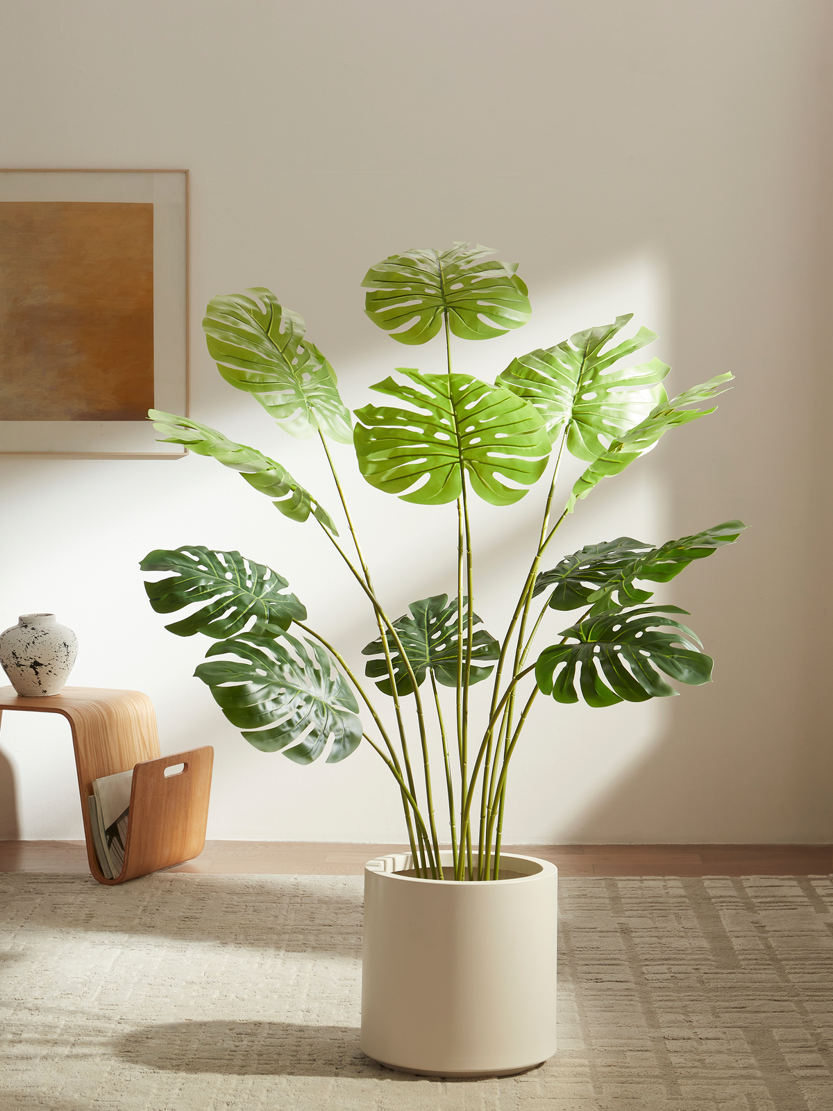 buy large monstera plant Monstera Statement - Faux Monstera Deliciosa